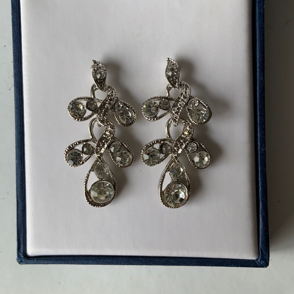 Sterling Silver Dangling Earrings